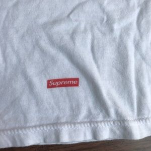 Supreme white shirt